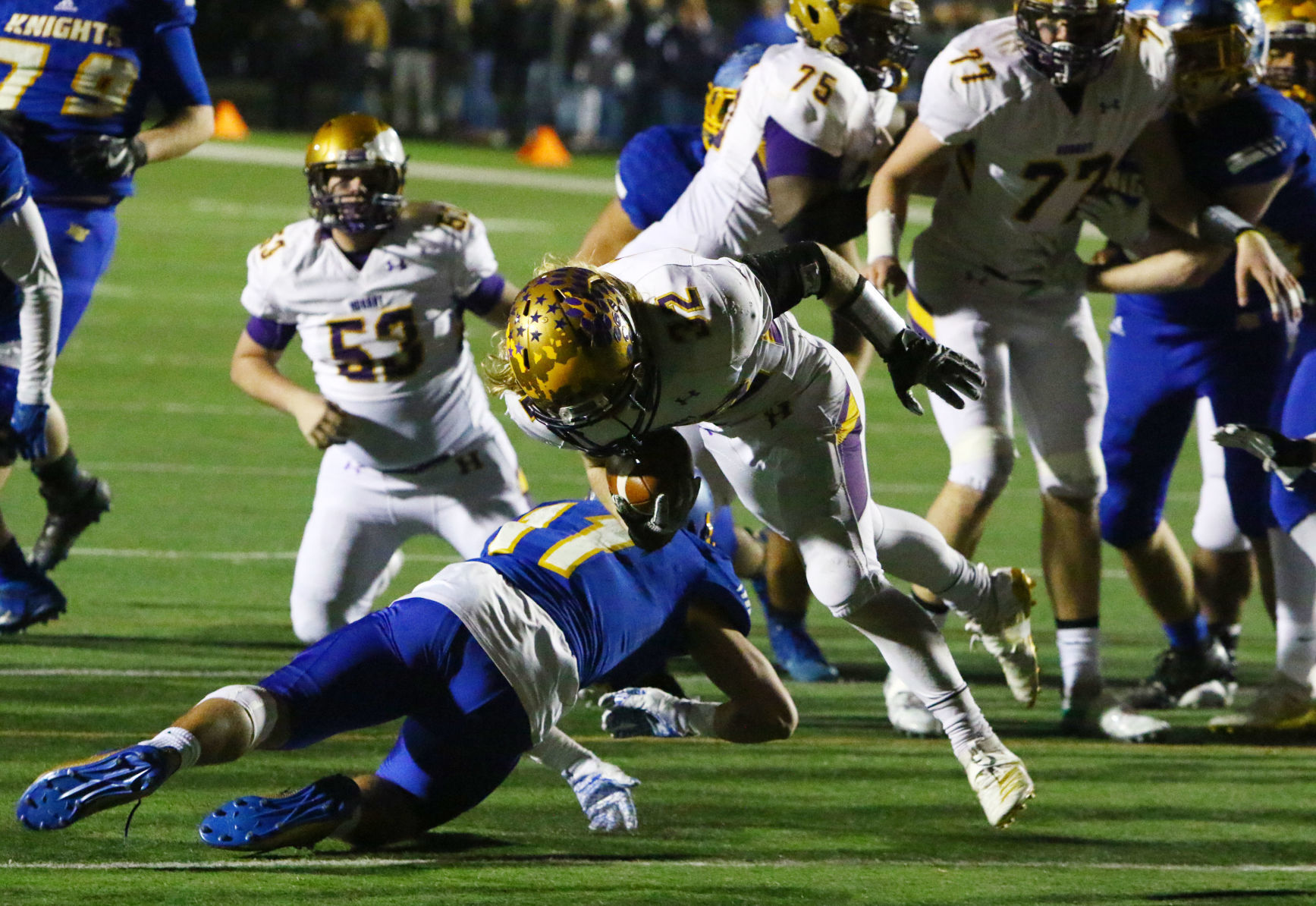 Gallery: 4A football semistate: Hobart vs. East Noble
